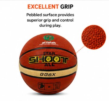 AL FALAH TPU Leather Basketball for Indoor & Outdoor