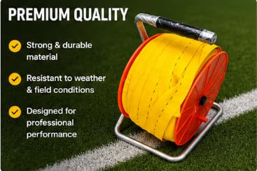 CBF Sports Equipment Field Line Marking Tape Set 100m Yellow