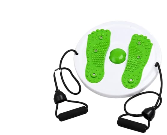 Waist Twisting Disc with Resistance Bands, ABS Material
