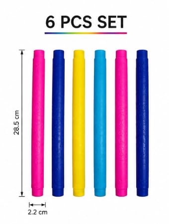 Kids Hula Hoop Set 6 Pcs, 60 cm Snap-Together Design