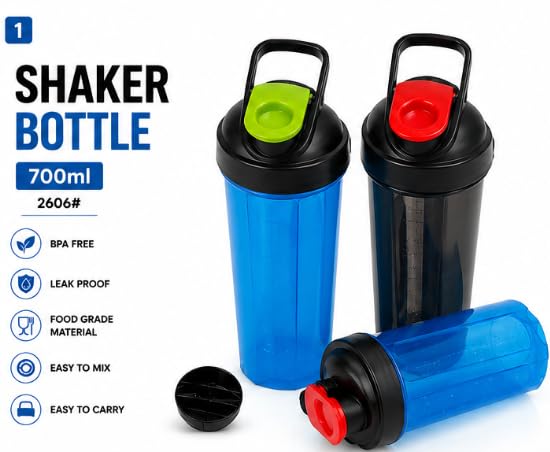 FALAH Shaker Bottle 700ml for Gym, Sports & Fitness