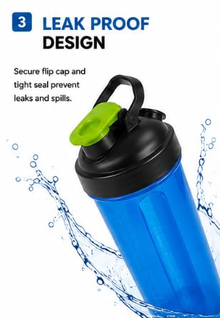 FALAH Shaker Bottle 700ml for Gym, Sports & Fitness