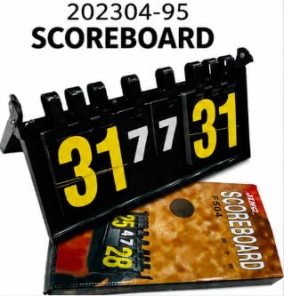 Portable Flip Scoreboard Tabletop with Foldable Stand