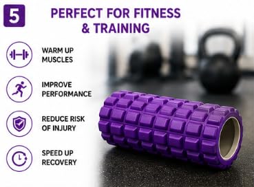 AL FALAH EVA Foam Roller 45CM & 35CM for Muscle Recovery