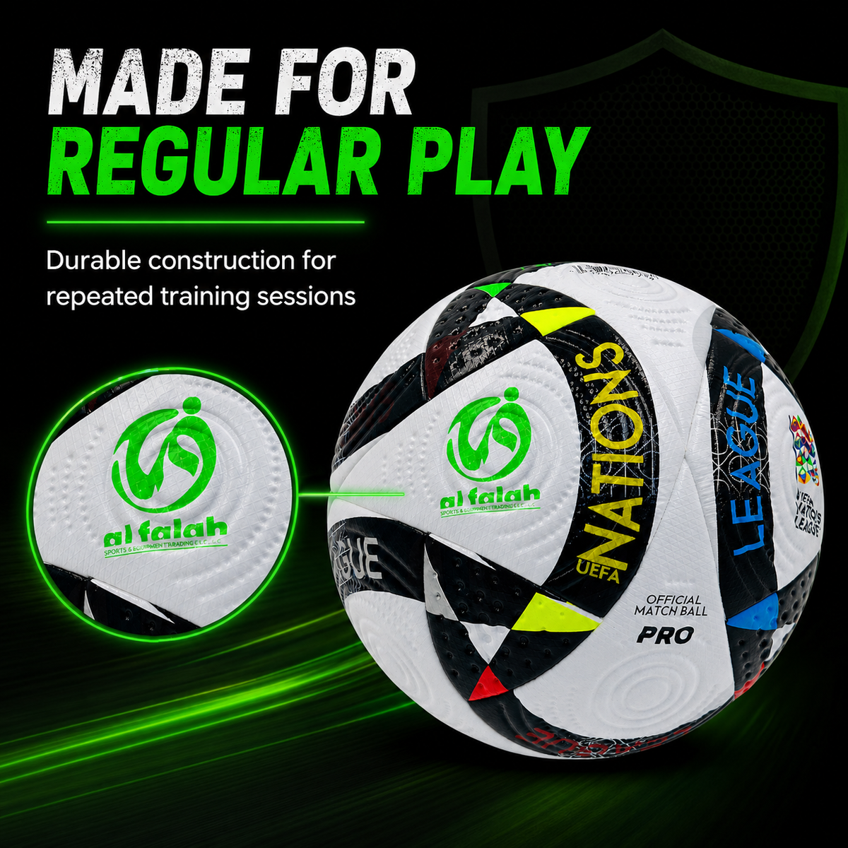 Al Falah UEFA Grip Football – Size 5