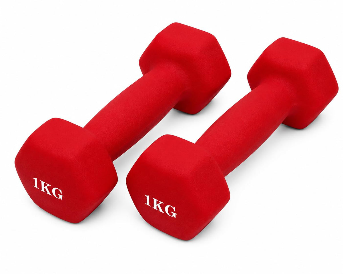 AL FALAH Vinyl Dumbbell Set Available in 1 KG, 2 KG, 3 KG, 4 KG & 5 KG
