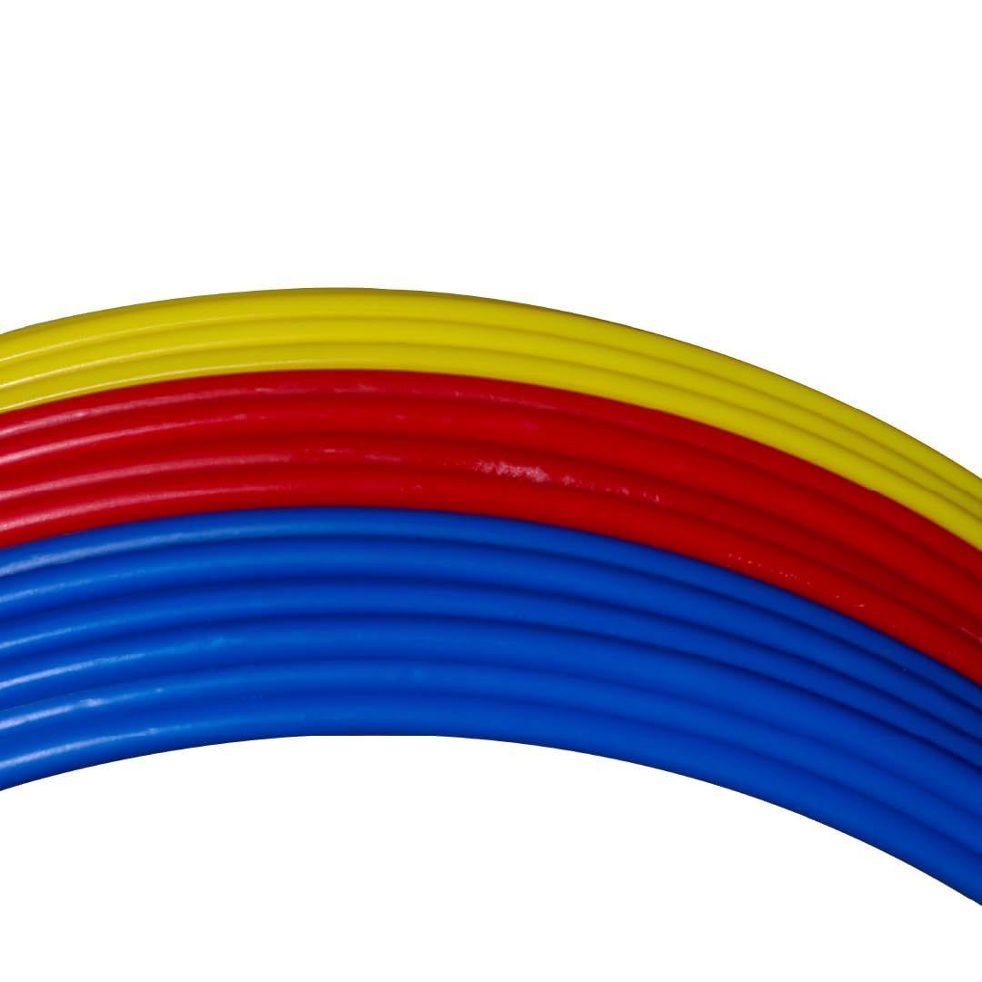 Speed And Agility Training Rings All Sports Fun Twist Fitness Obstacles Soccer Exercises (Set Of 12), 40cm Multicolor