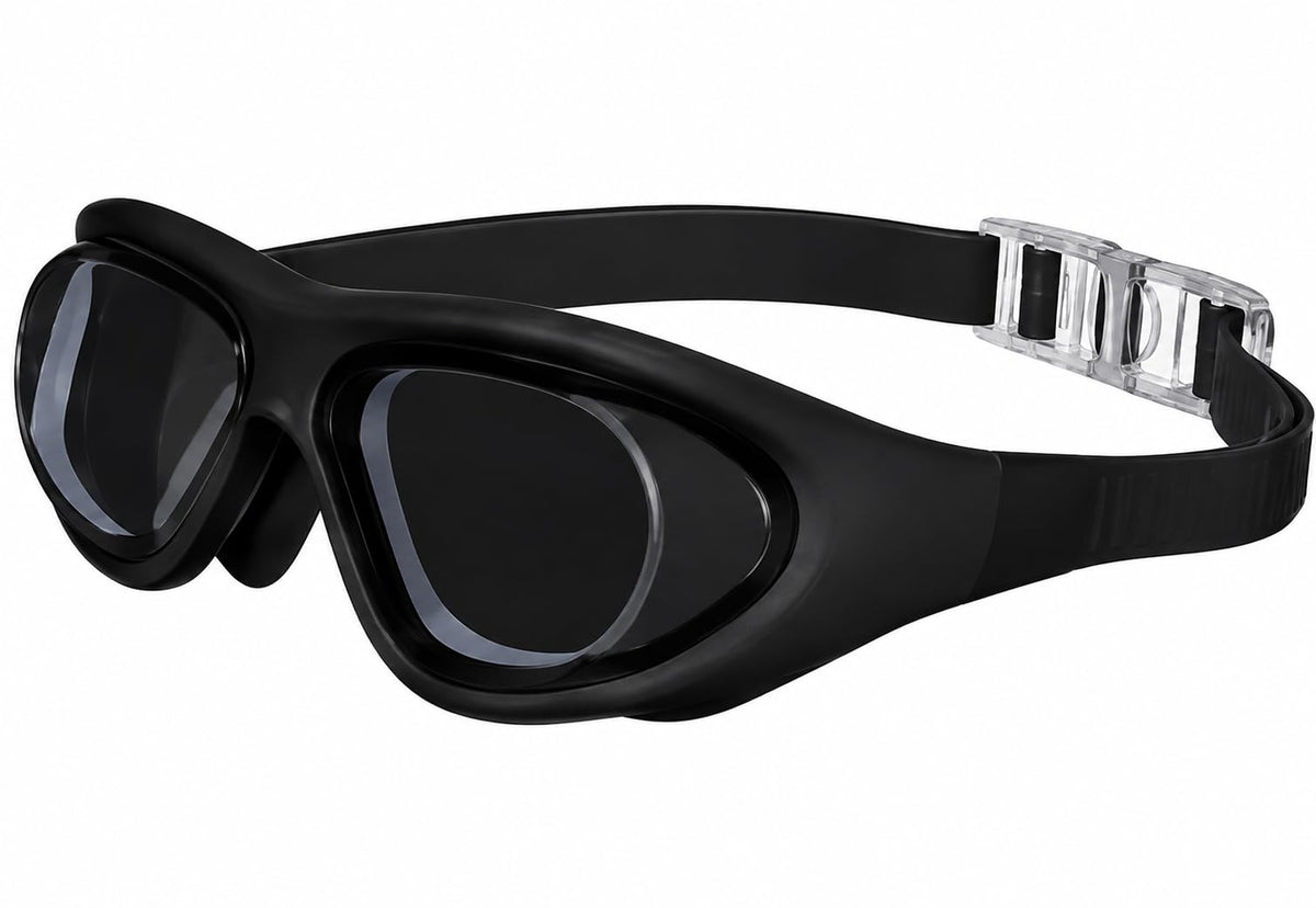 AL FALAH Swimming Goggles for Men & Women, Adult Swim Goggles, Comfortable Anti-Fog Swimming Goggles with Adjustable Strap for Pool, Training & Swimming