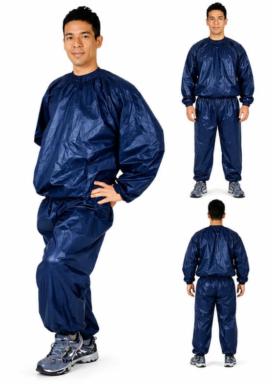 Sauna Suit for Men and Women, PVC Exercise Sweat Suit