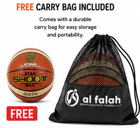 AL FALAH TPU Leather Basketball for Indoor & Outdoor