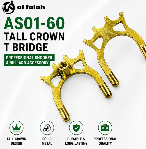 Al falah AS01-60 Tall Crown T Bridge Head for Snooker & Billiard