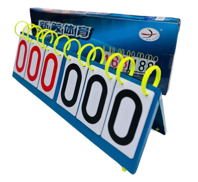 Al Falah Portable Flip Scoreboard 6 Digit Folding Tabletop