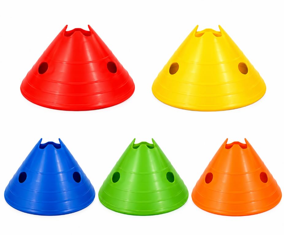 Flat Training Cones for Football, Basketball & Agility Drills
