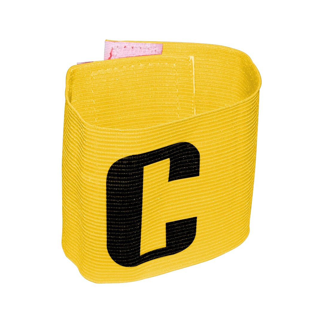 Soccer Captain Armband, Red and Blue, 2-Pack