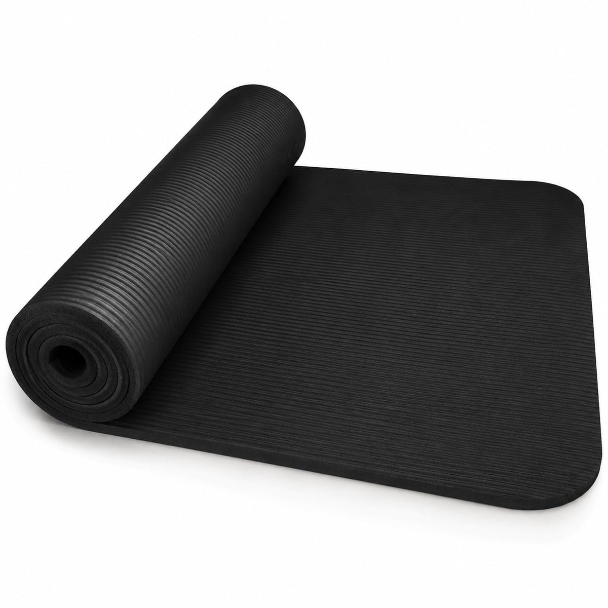 Yoga Mat with Net Carry Bag, Non-Slip, Durable & Lightweight