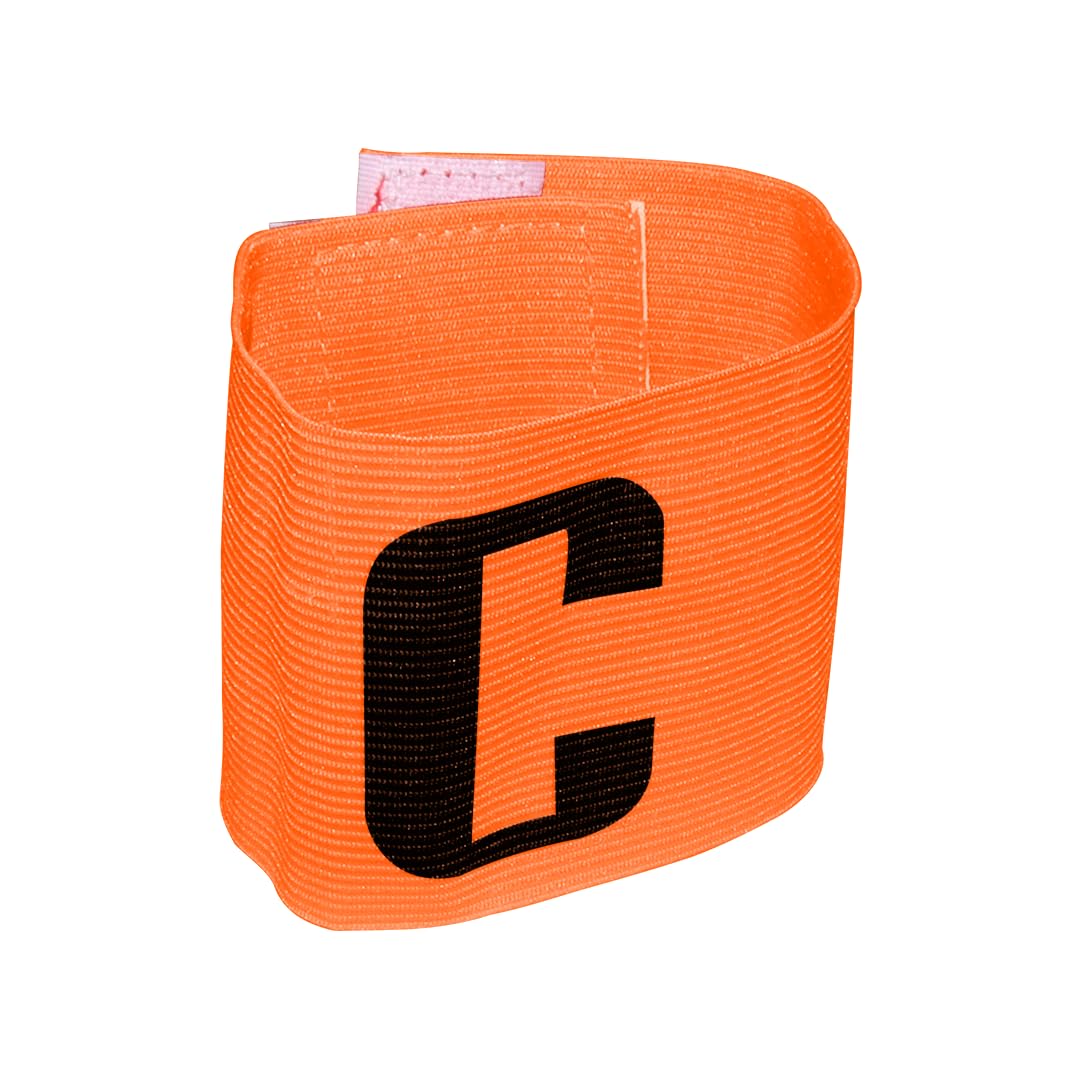 Soccer Captain Armband, Red and Blue, 2-Pack