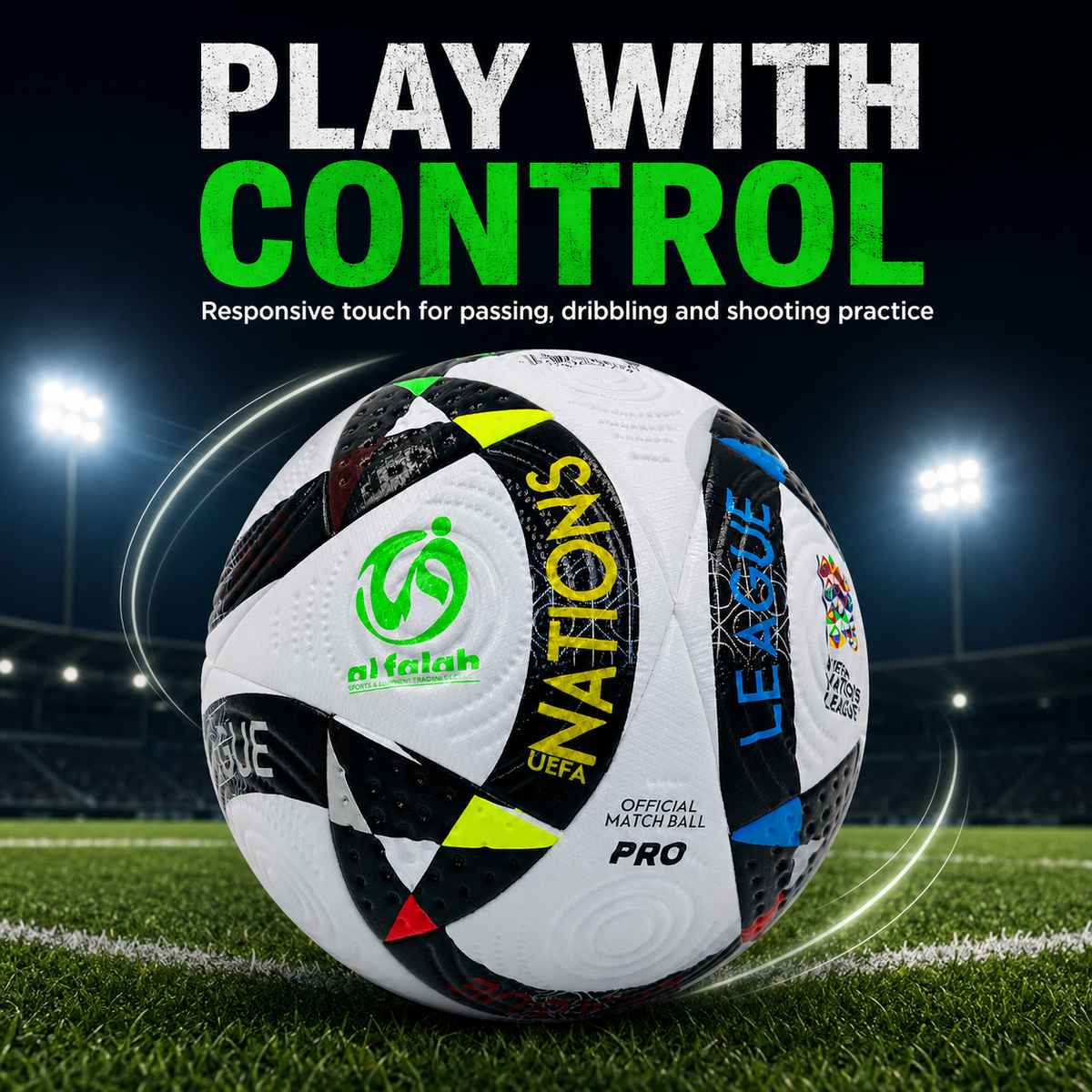 Al Falah UEFA Grip Football – Size 5