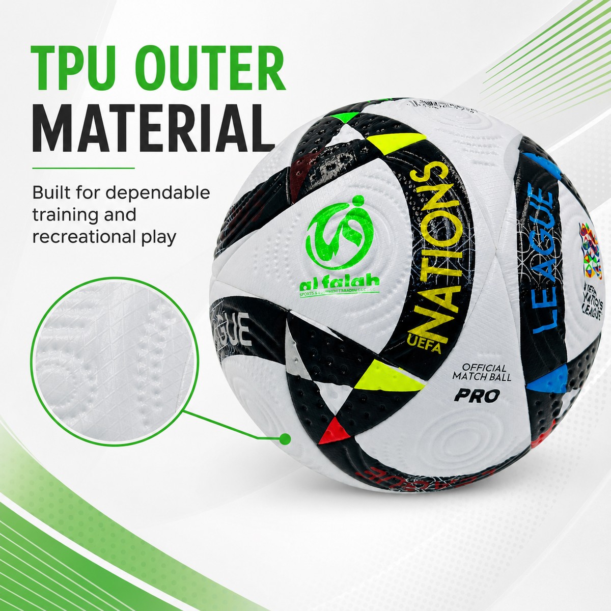 Al Falah UEFA Grip Football – Size 5