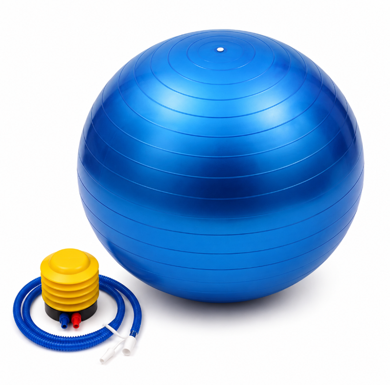 AL FALAH Exercise Gym Ball with Air Pump – Multiple Colors