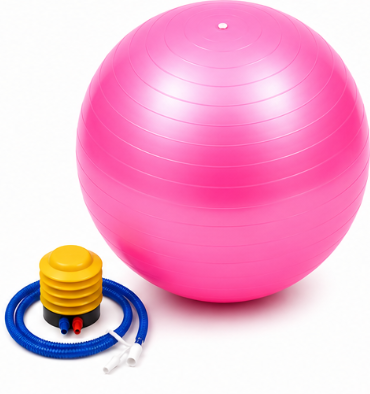 AL FALAH Exercise Gym Ball with Air Pump – Multiple Colors
