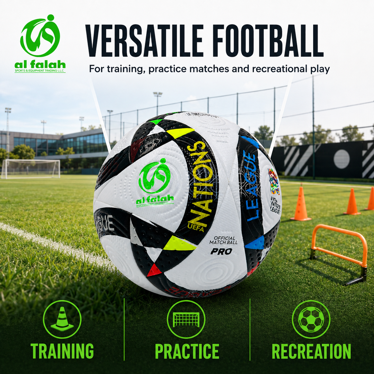 Al Falah UEFA Grip Football – Size 5