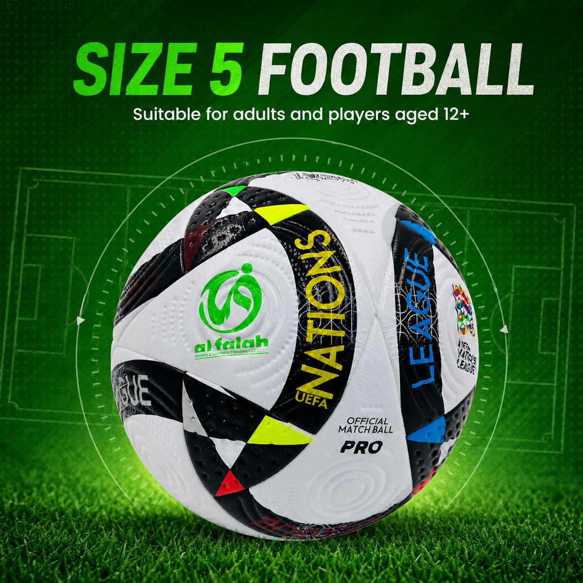 Al Falah UEFA Grip Football – Size 5